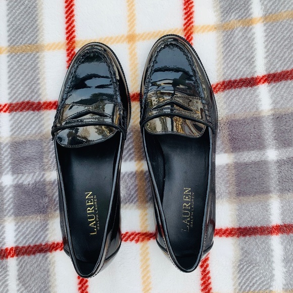 Ralph Lauren  Penny loafer women’s patent shoes - Picture 2 of 8